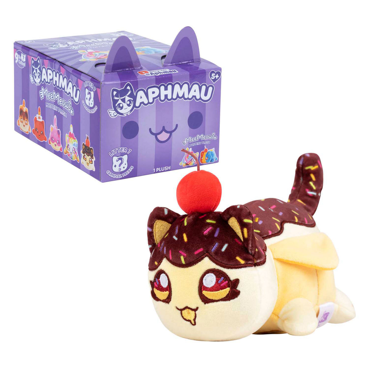 Boti pluche alhmeu 15 cm mystery meemeow series 7 carnival treats