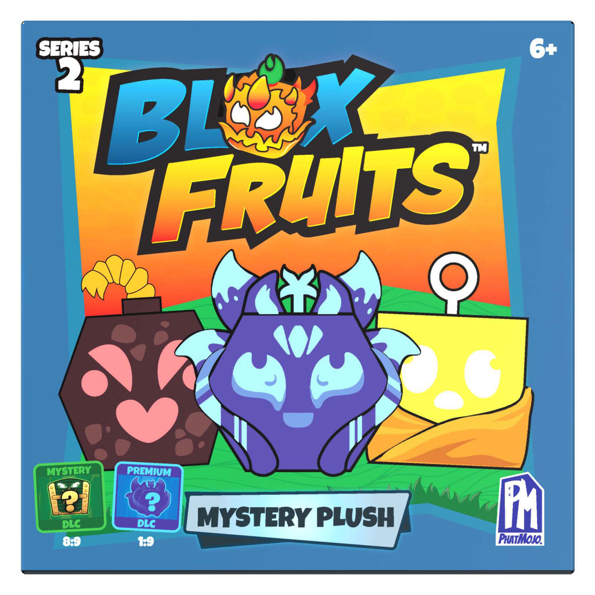 Boti Blox Fruits Sammelstéck Plüsch S2 Blindbox 10 cm assortéiert | 9 Stéck