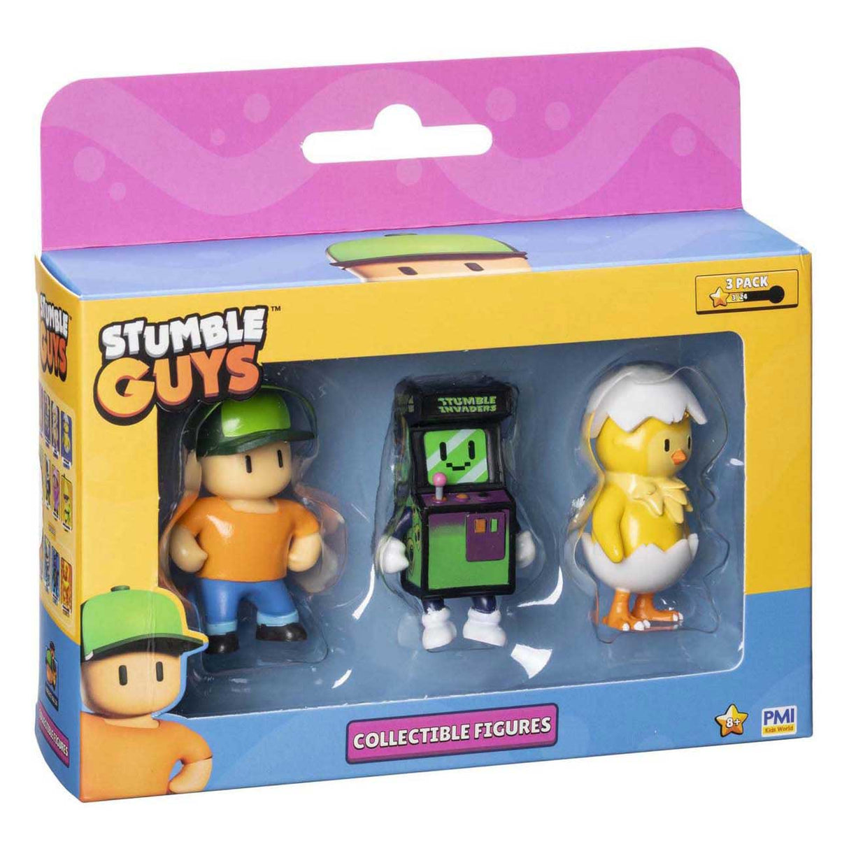 Boti stumble guys action figures, 3-pack