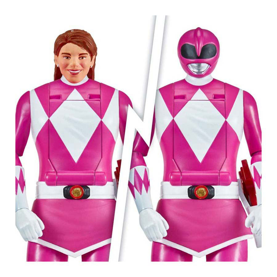 Boti Power Rangers auto morphin ranger rosa