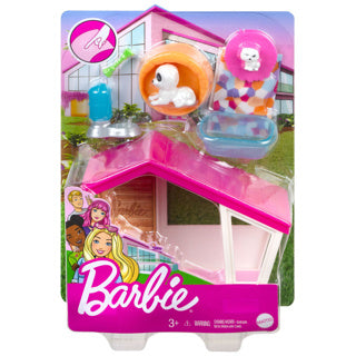 Barbie Mini Playset Hondhuis med Dogje