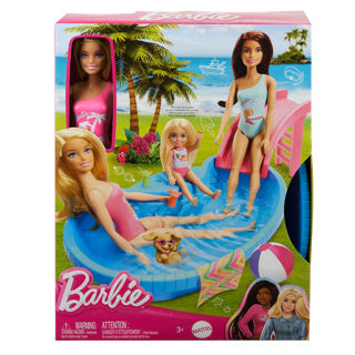 Barbie swimming pool with doll