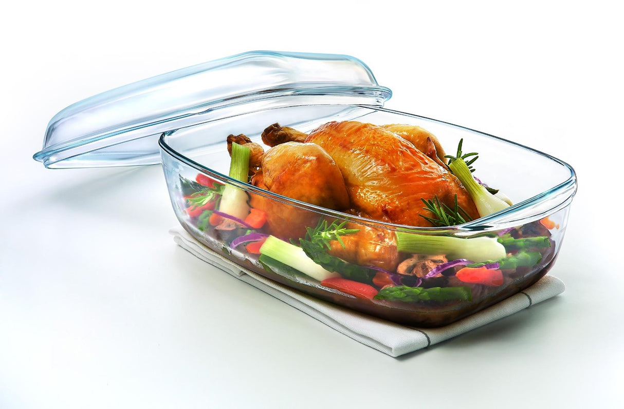 Pyrex bowl with lid 4.3+2.2l
