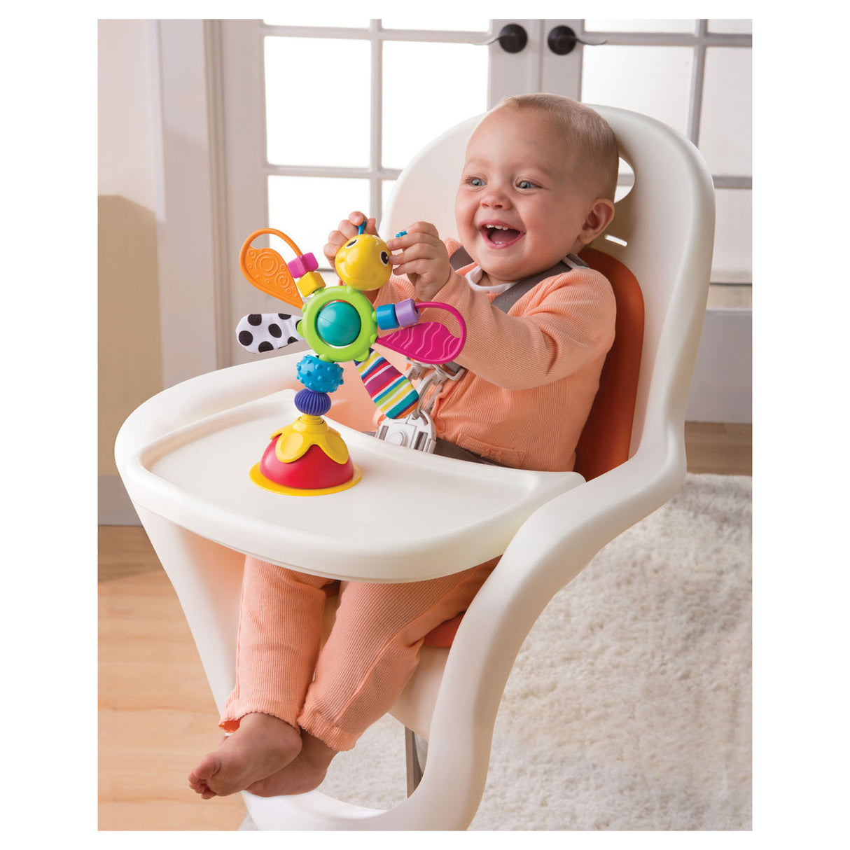 Lamaze freddie de vuurvlieg kinderstoel speeltje