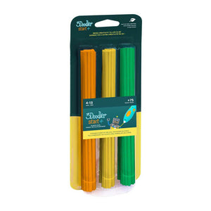 Spectron 3doodler refill pack start+ - orange yellow green