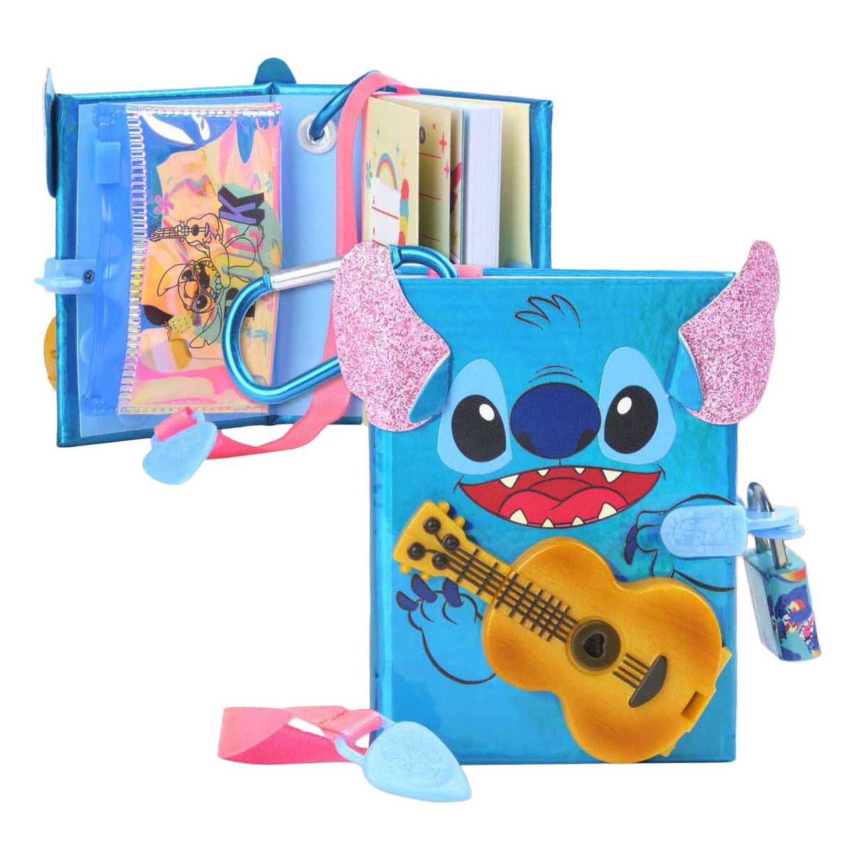 Disney Real Little Stitch Keychain Diary