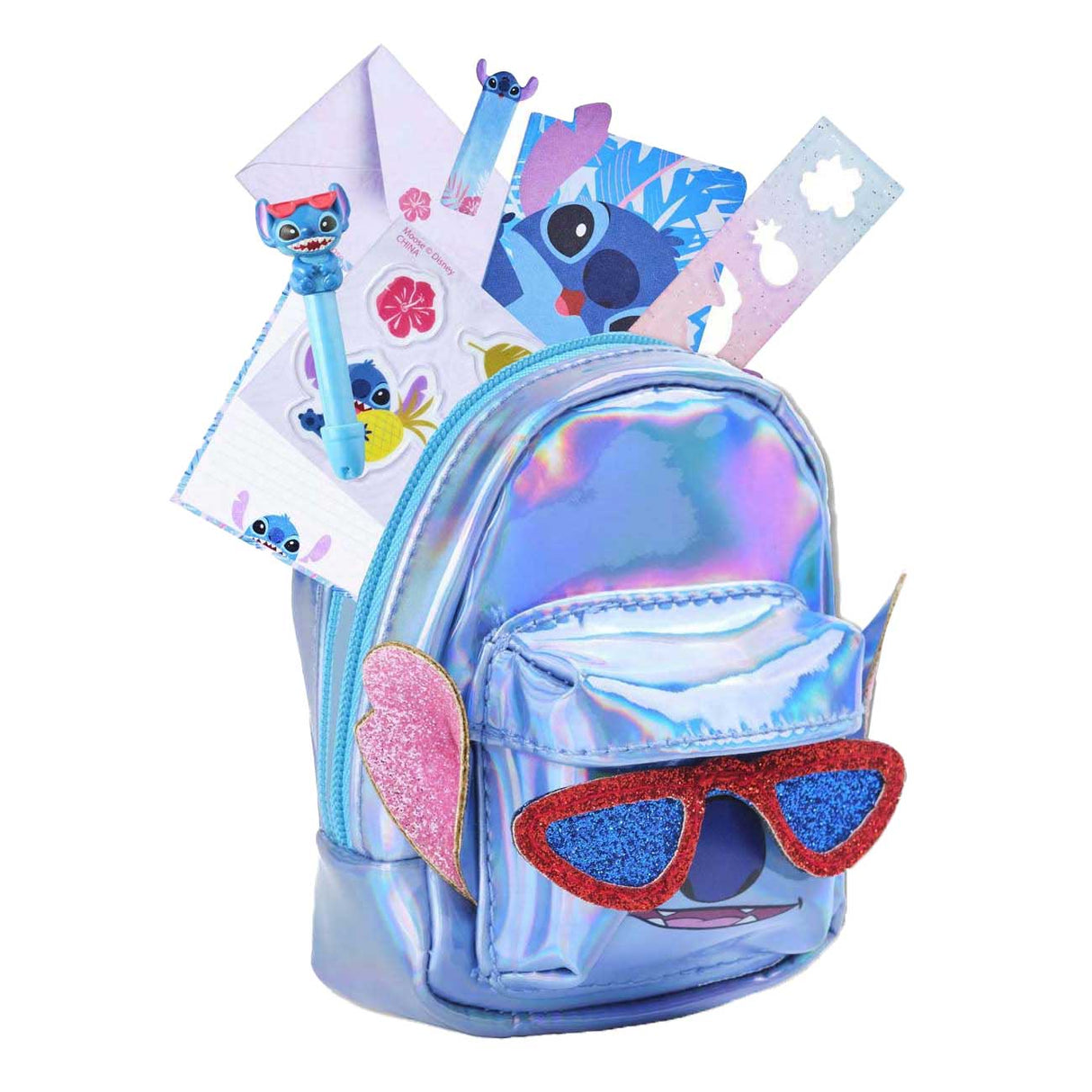 Spectron real littles stitch backpack with accessories