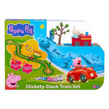 Peppa whizz around clickety clack train set