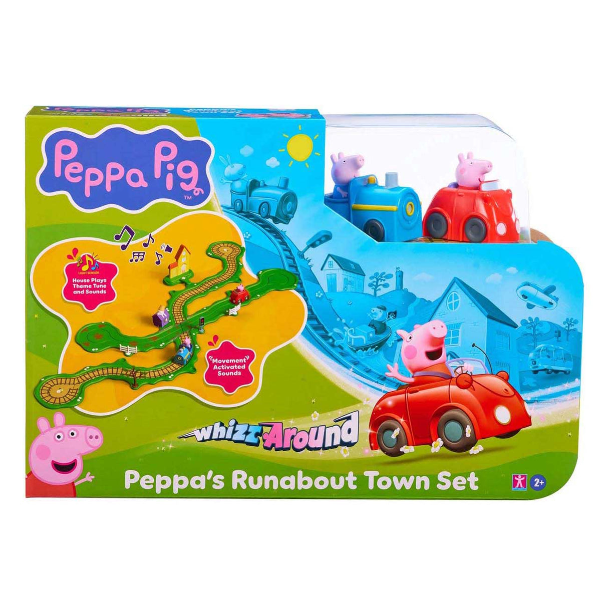 Spectron peppa pig whizz around - peppa's rondweg door de stad speelset