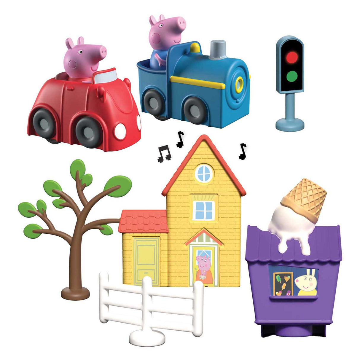 Spectron peppa whizz around peppa's runabout town set