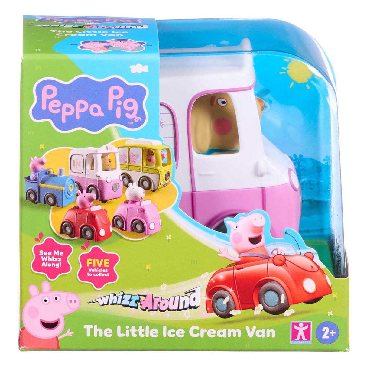 Whiz around peppa's little vehicle ice cream from