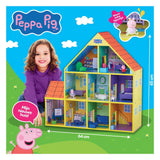 Spectron peppa gris dukkehus i tre med 9 rom