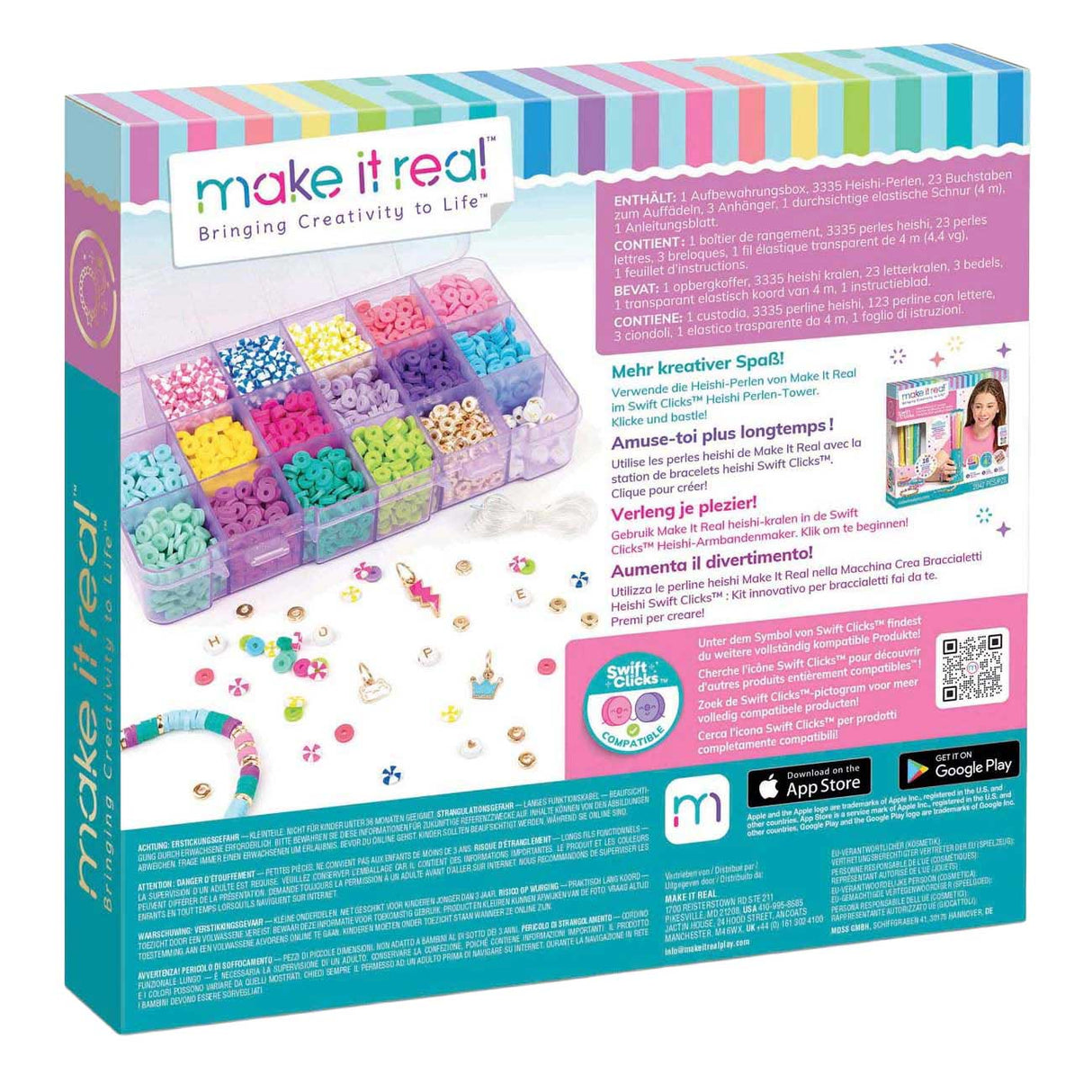 Spectron make it real - heishi craze kralenset met opbergkoffer