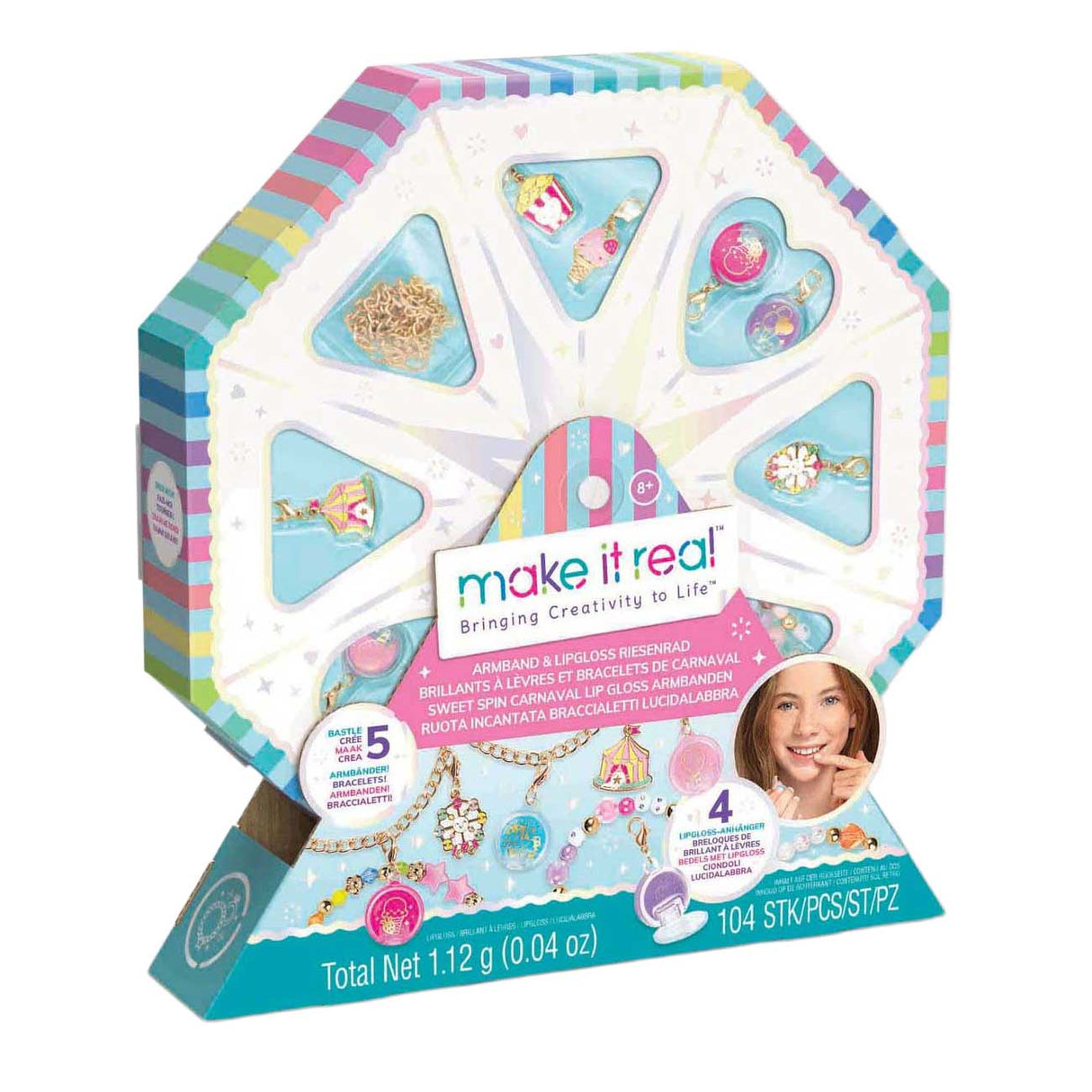 Spectron make it real - sweet spin carnaval lipgloss armbanden set