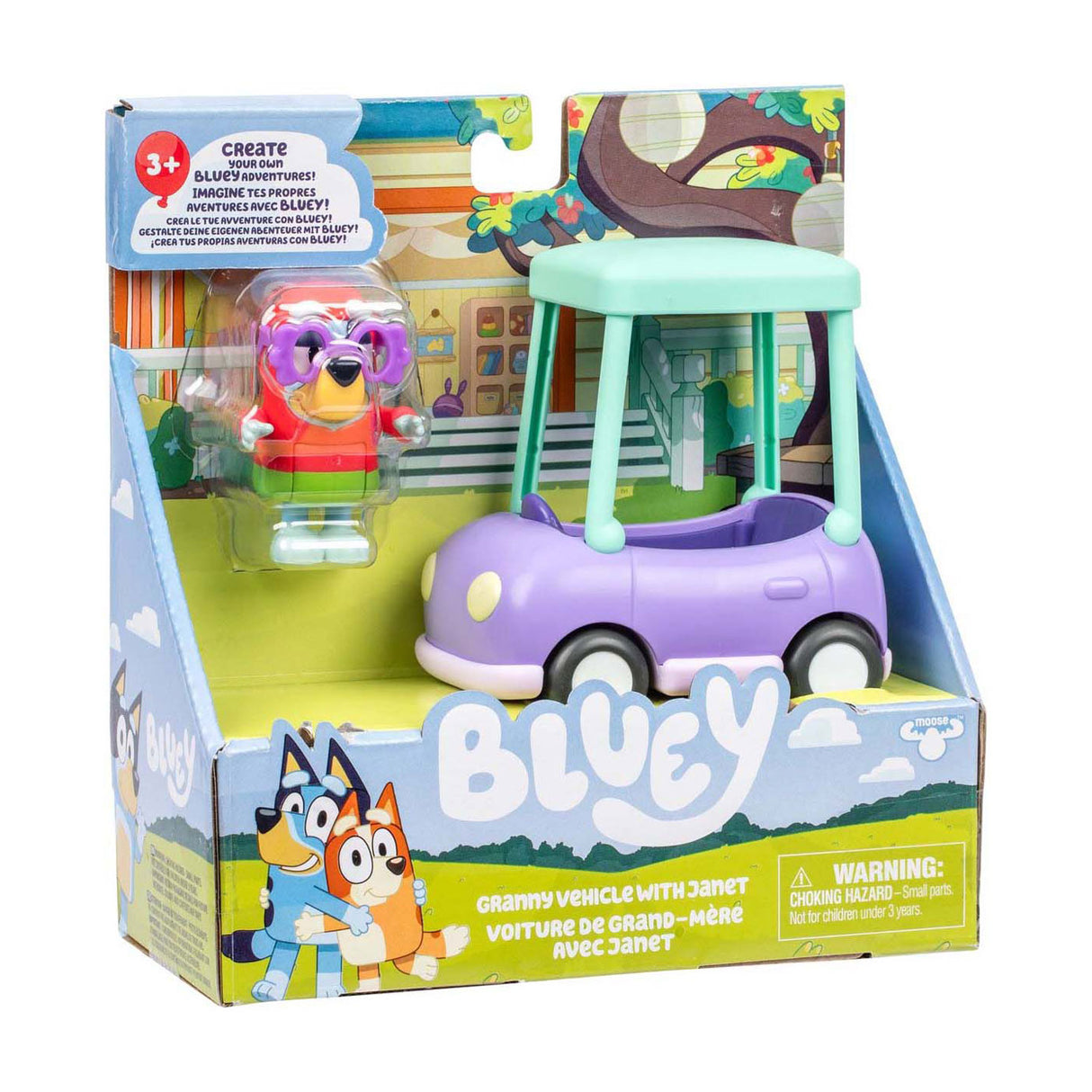 Spectron bluey basiskøretøj bedstemor bil janet