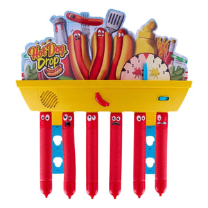 Spectron hot dog drop stick catching game with sound effects