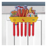 Spectron hot dog drop stick catching game with sound effects