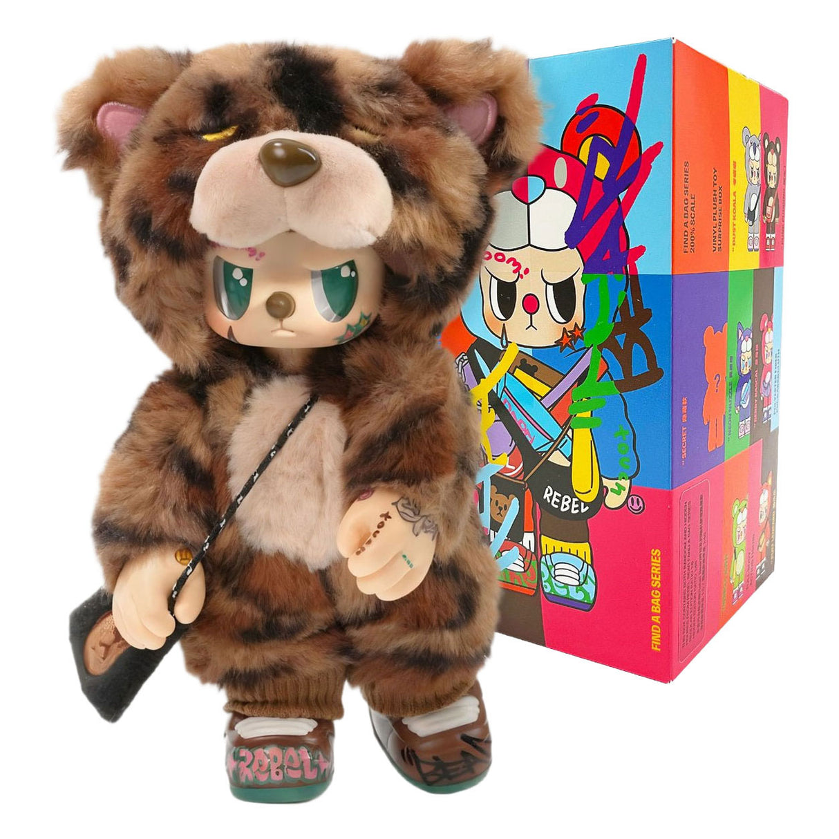Spectron Pop Cuppo - Rebel Bear Bag Movable Collectible Figures
