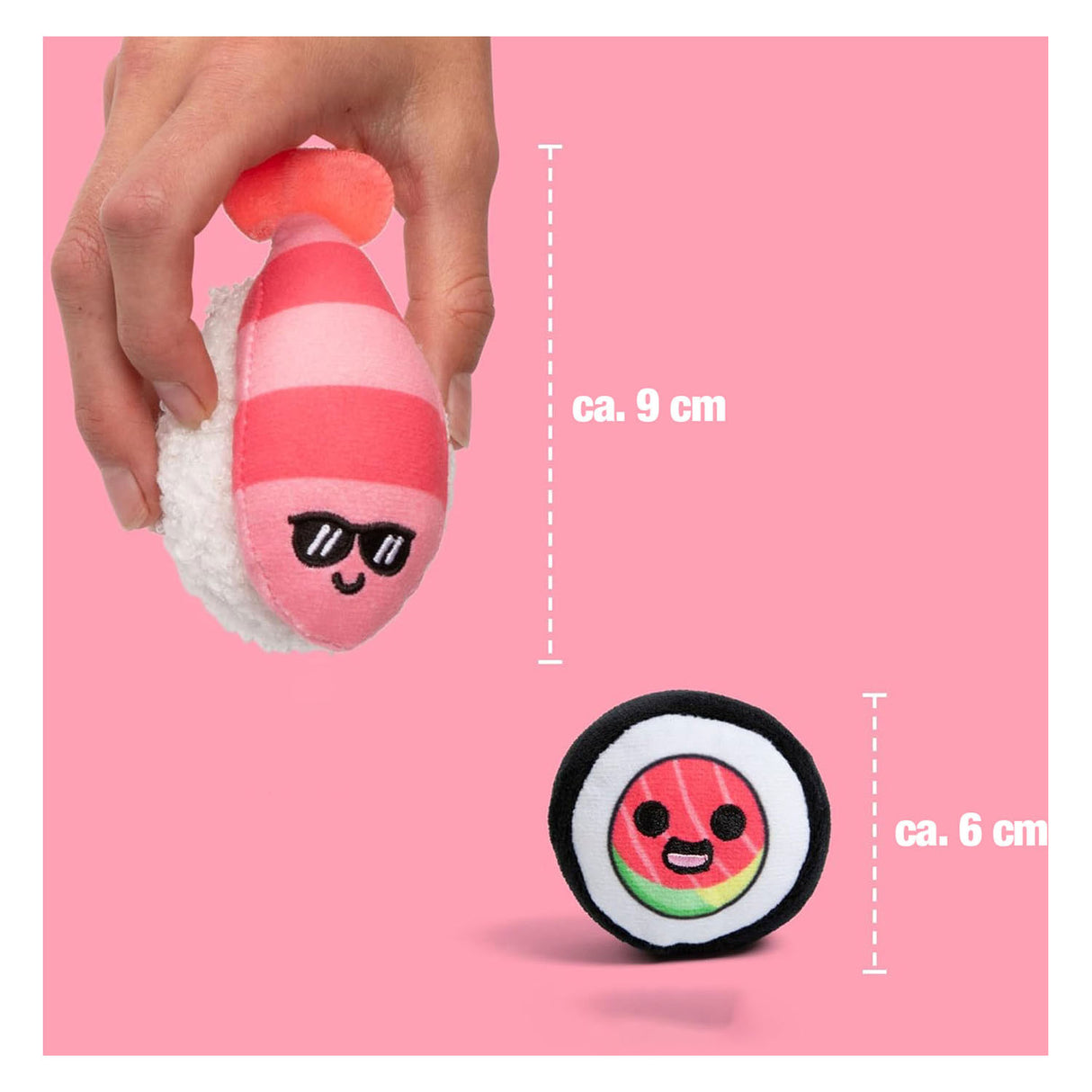 Spectron emotional support sushi plushies - 6pc.