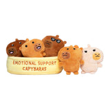 Spectron emotional support capybara plush toys - 6pc.