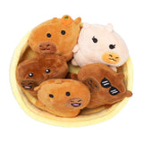 Spectron emotional support capybara plush toys - 6pc.
