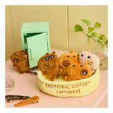 Spectron emotional support capybara plush toys - 6pc.