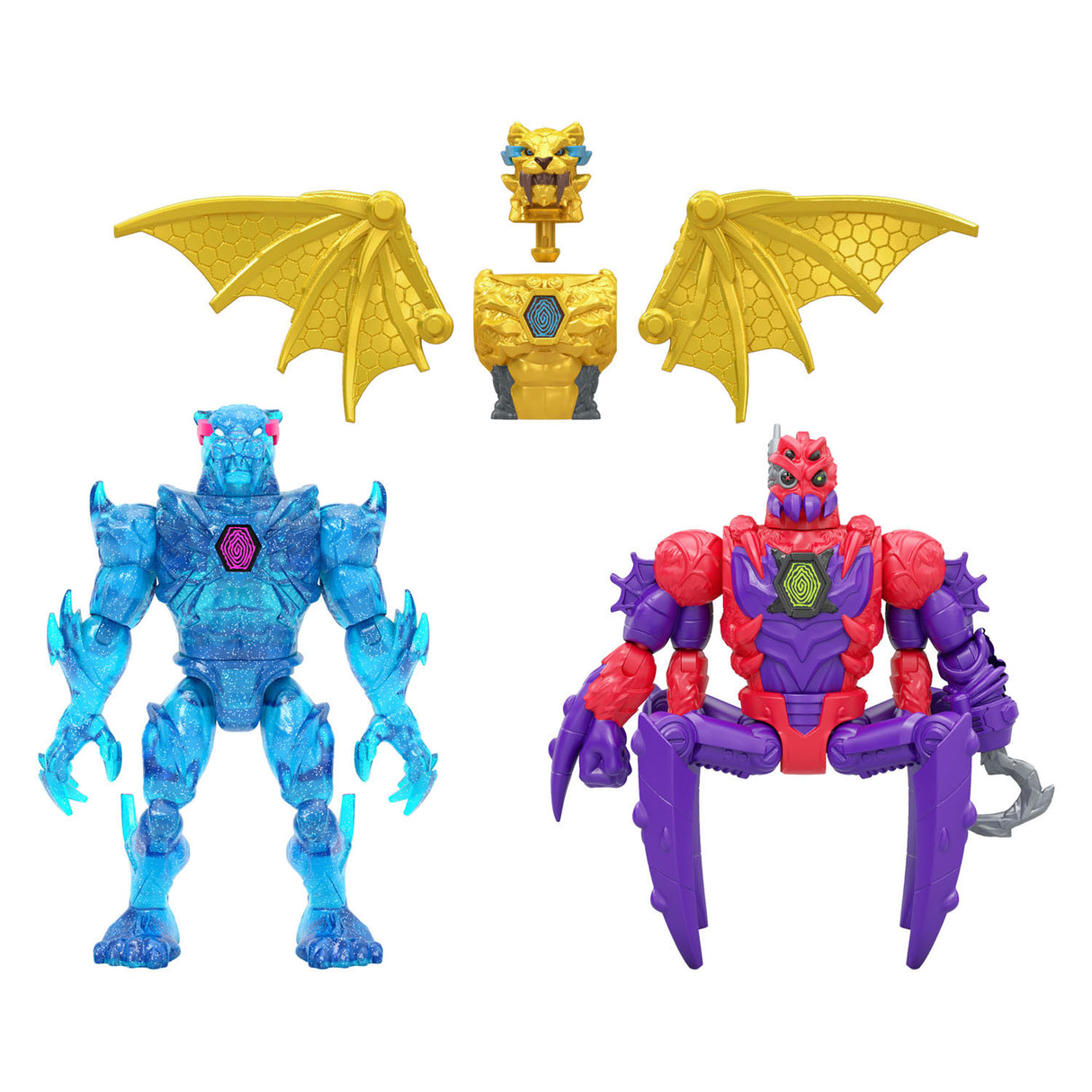 Spectron MrBeast Lab Hybrid Spider vs. Energy Panther Action Figures