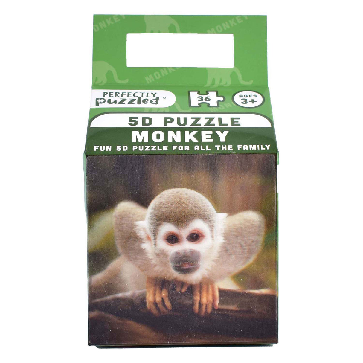 5d dieren puzzel monkey, 36st.