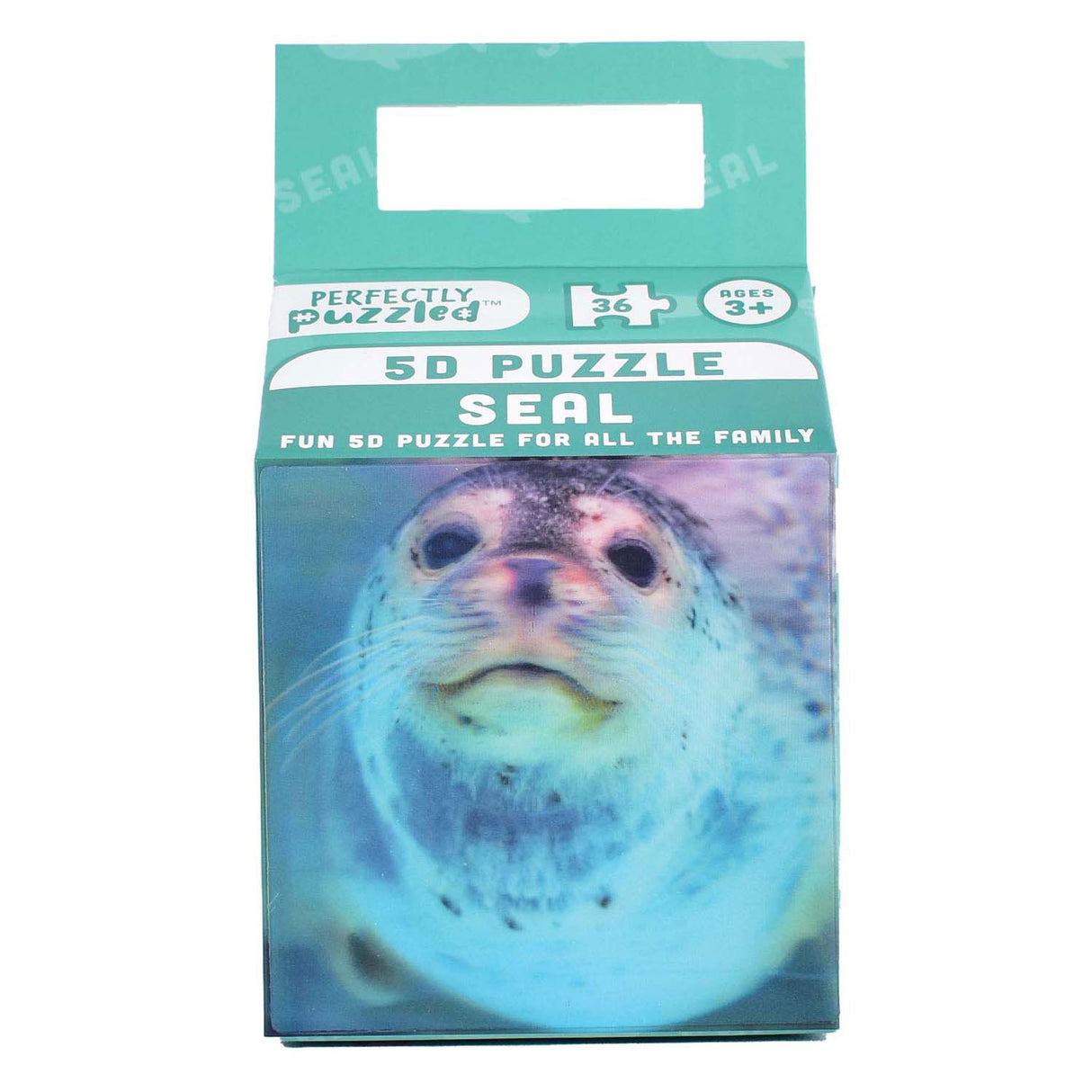 5d dieren puzzel zeehond, 36st.