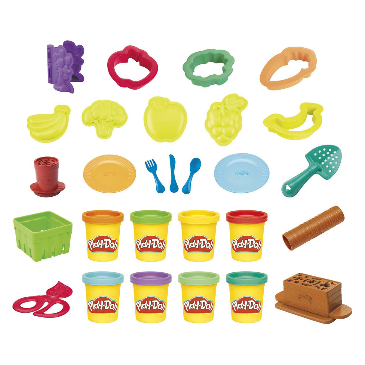 Play-doh tuin speelset met 8 kleipotjes - 20dlg.