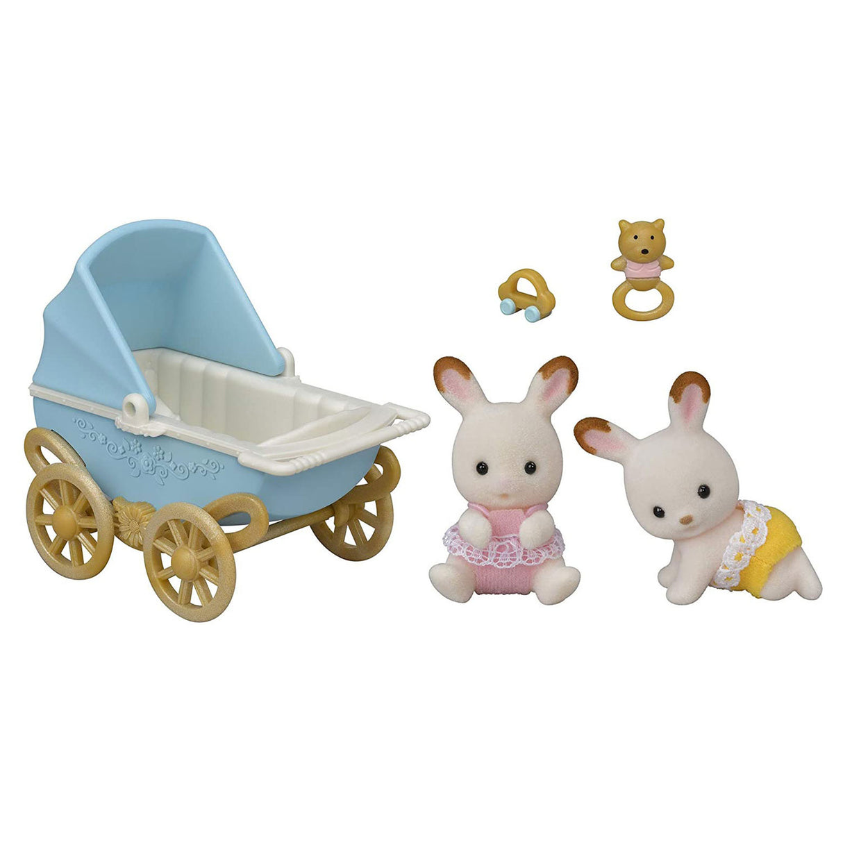 Sylvanian Families 5432 Twin Chocolate Rabbit Set