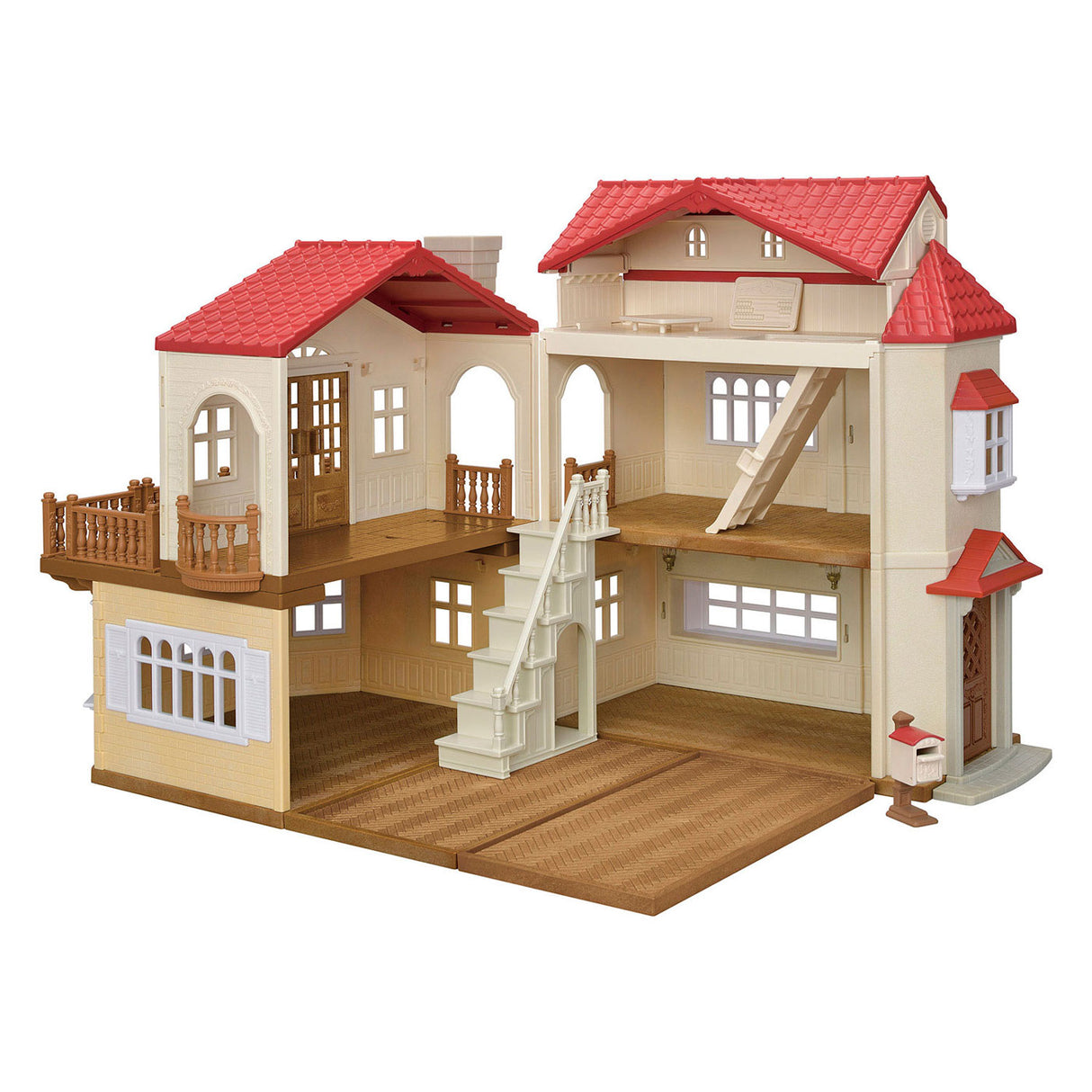 Epoch Sylvanian Families 5708 Great Poppenhuis avec salle de jeux secrète