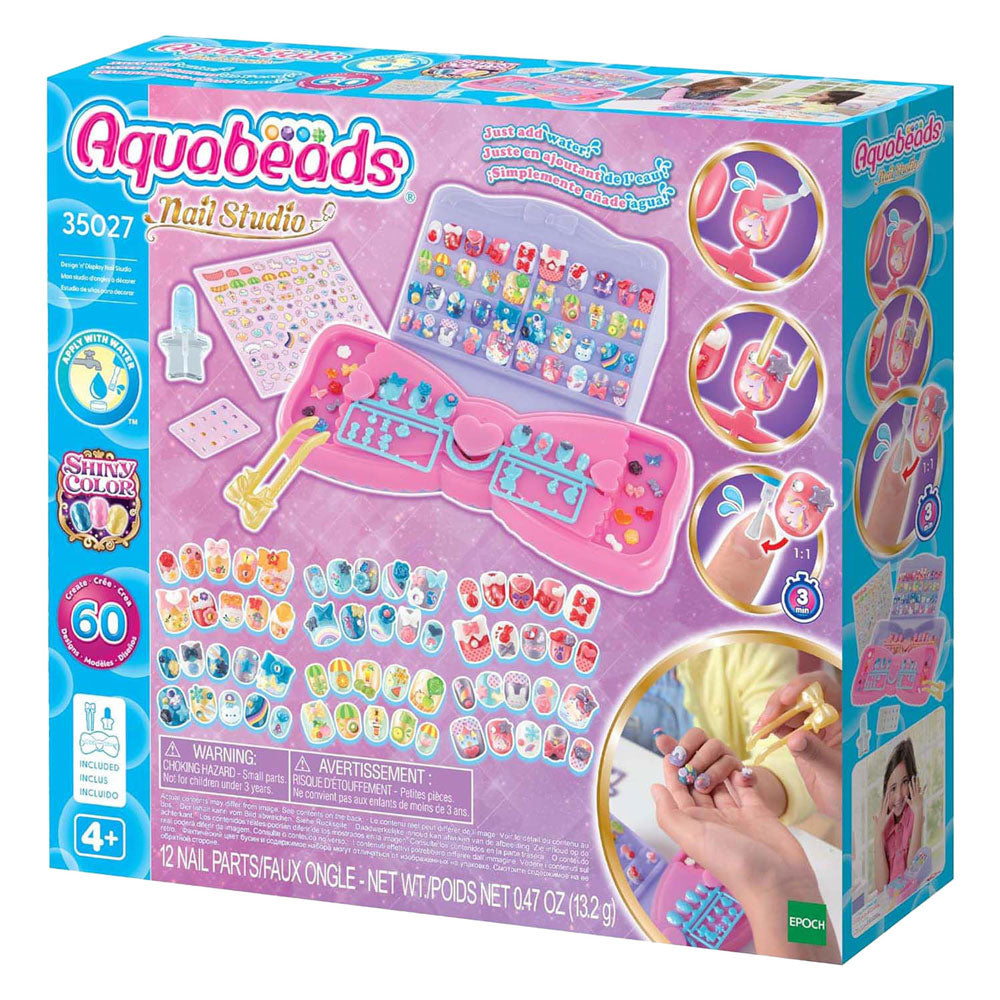 Aquabeads flerfarvede neglesæt