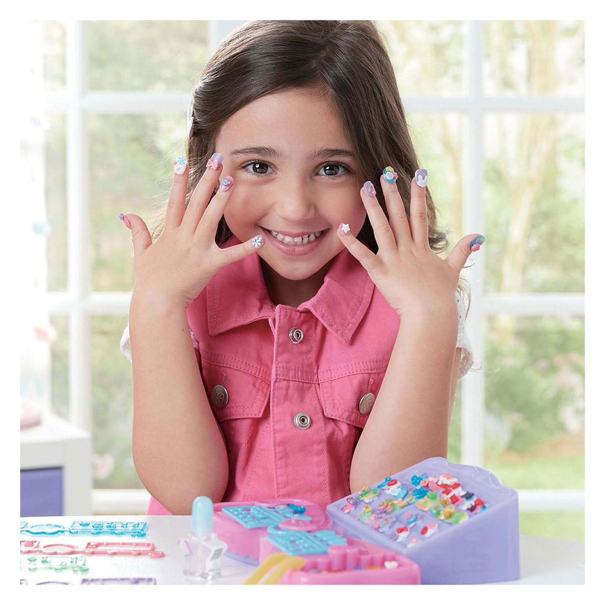 Aquabeads veelkleurige nagelset