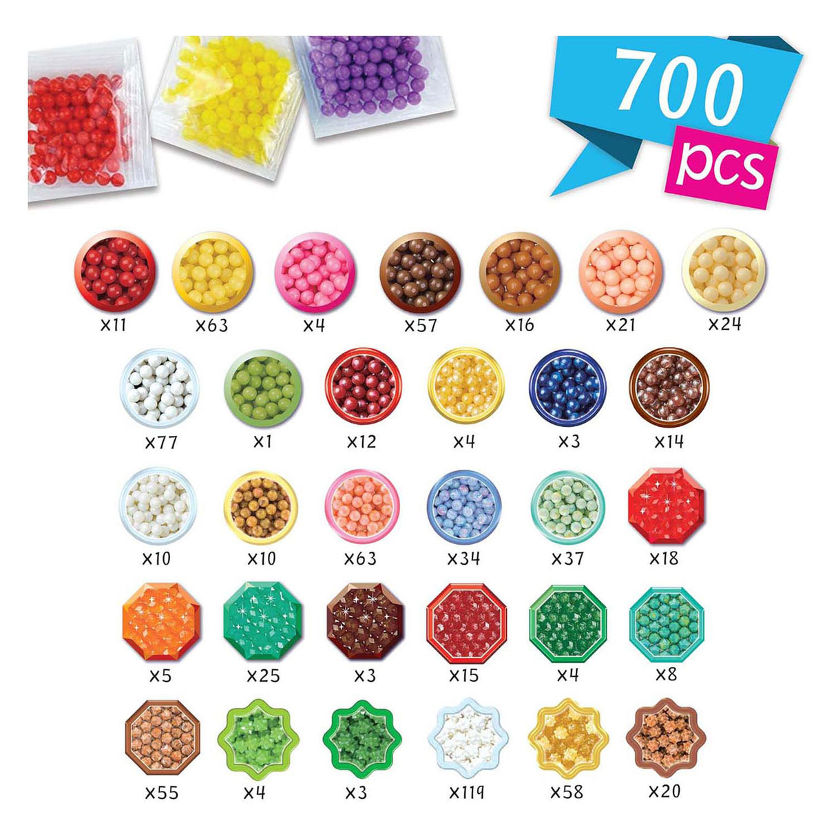 Epoch Aquabeads basteln süße Accessoires