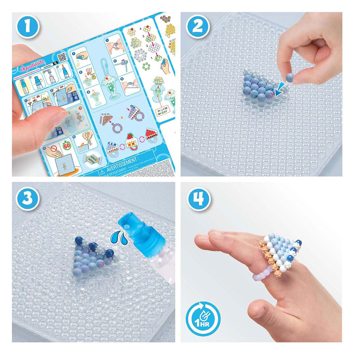 Epoch Aquabeads basteln süße Accessoires