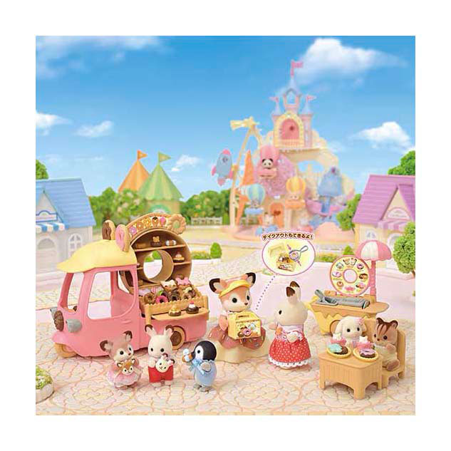 Sylvanian families 5808 dip dip donut wagen