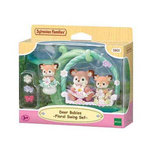 Époques des familles sylvaniennes bébé hetjes swing de fleur