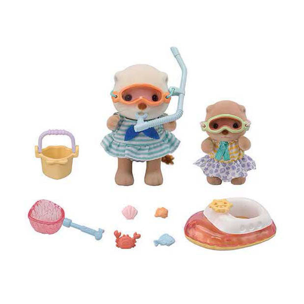 Epoch Sylvanian Families ZeeOtter Splashy Snorkel Set