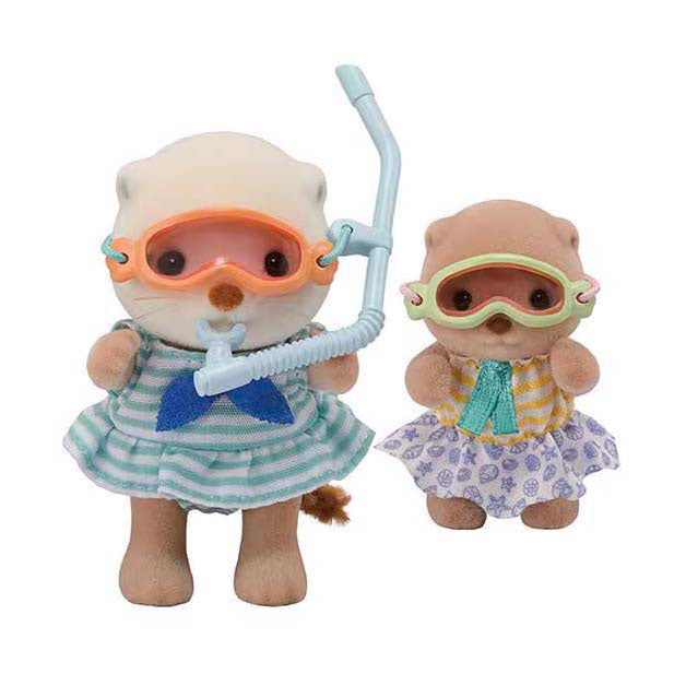 Epoch Sylvanian Families ZeeOtter Splashy Snorkel Set