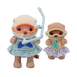 Epoch Sylvanian Families ZeeOtter Splashy Snorkel Set
