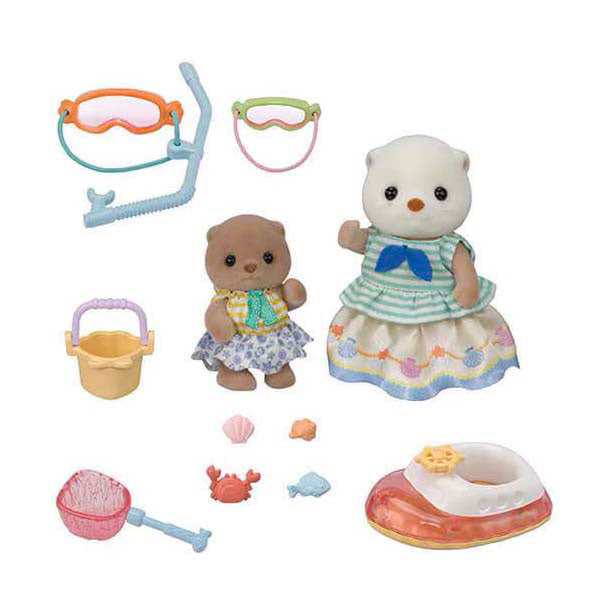 Epoch Sylvanian Families ZeeOtter Splashy Snorkel Set