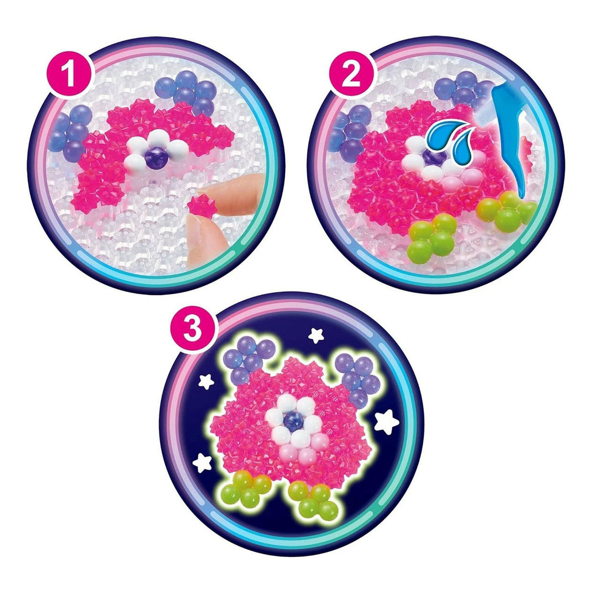 Aquabeads navulling neonkleuren