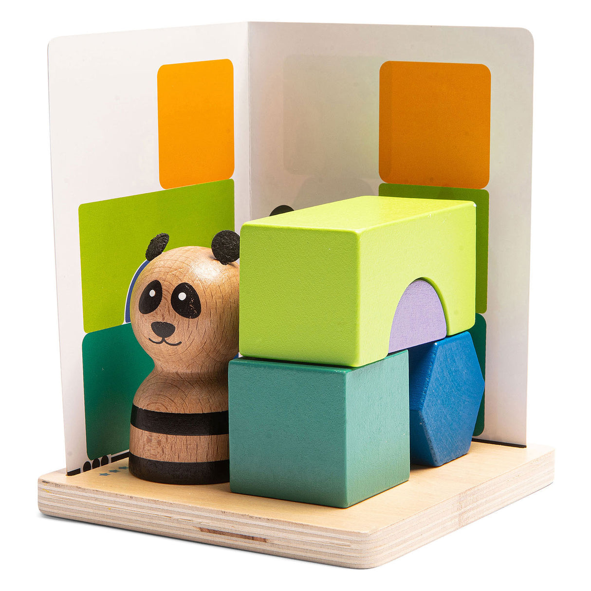 BS Toys Pandas puslespil, der danner spil