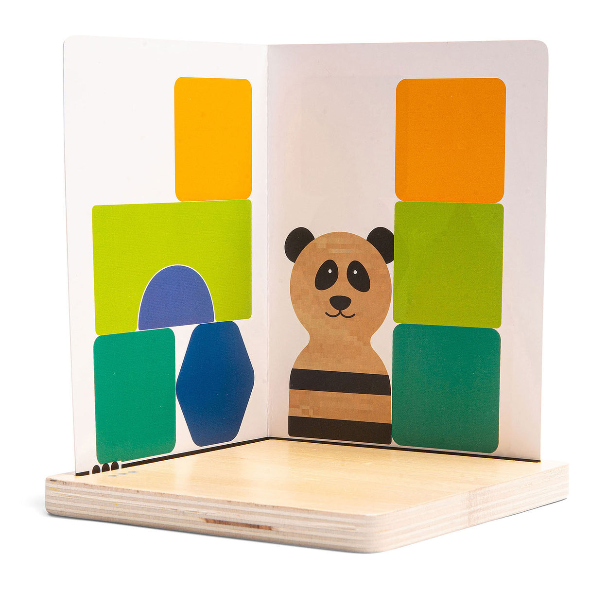 BS Toys Pandas puslespil, der danner spil