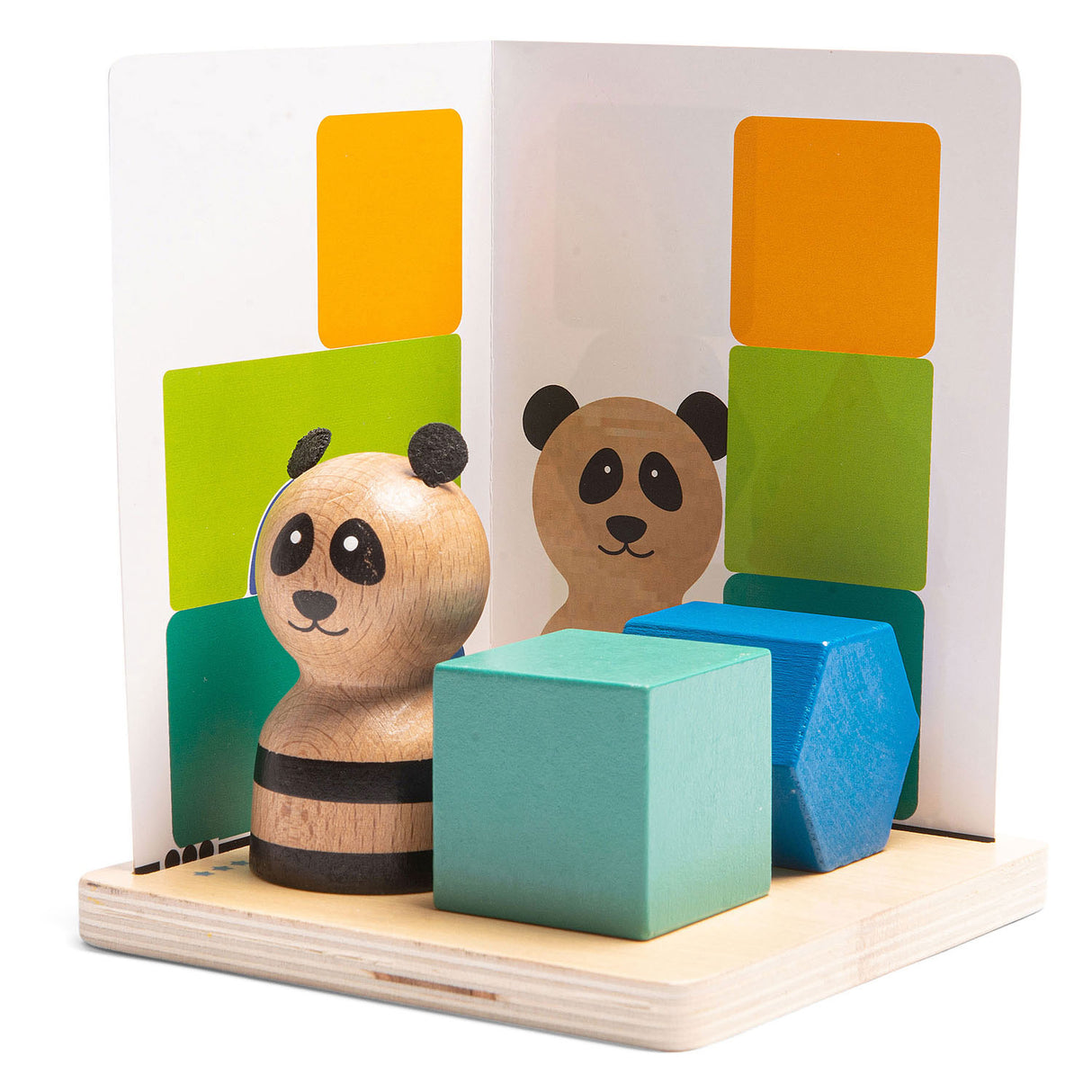 BS Toys Pandas puslespil, der danner spil