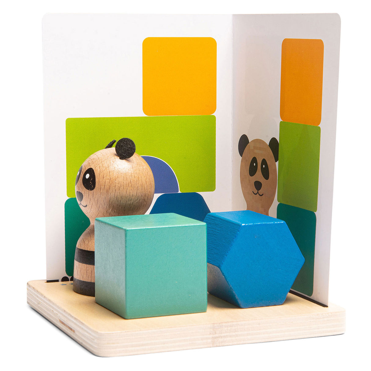 BS Toys Pandas puslespil, der danner spil
