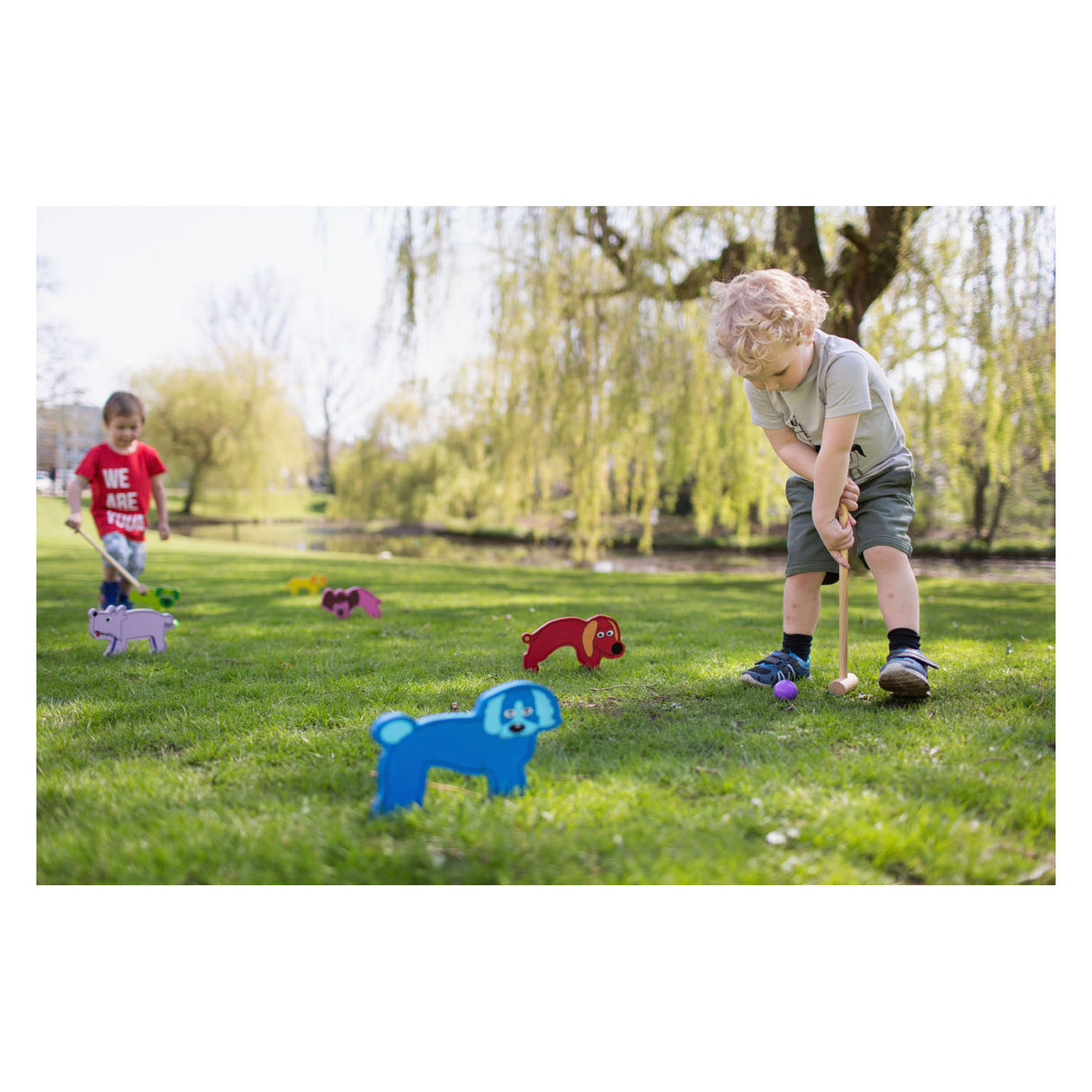 BS Spillsaachen Houteen Croquet Junret Offside