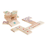 Bs toys mega wooden domino game, 28 pcs,.