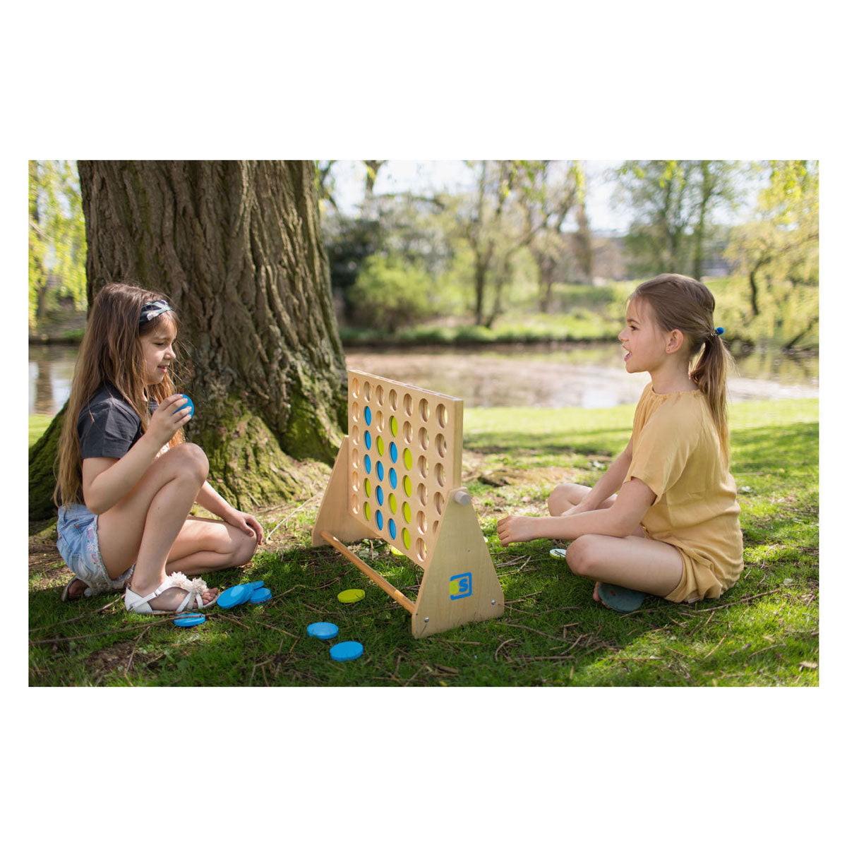 Hračky BS Mega Houten Four Together Game, 43DLG